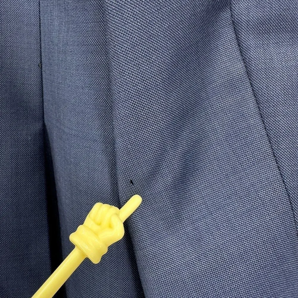 Peter Millar Blazer Jacket Mens‎ 42 Blue Single Breasted Business Casual FLAWS